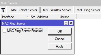Защита роутера MikroTik, базовая настройка Firewall, MAC Ping Server
